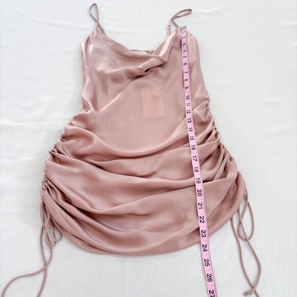 Aritzia Wilfred Only Ruched Slip Dress - Picture 5 of 10